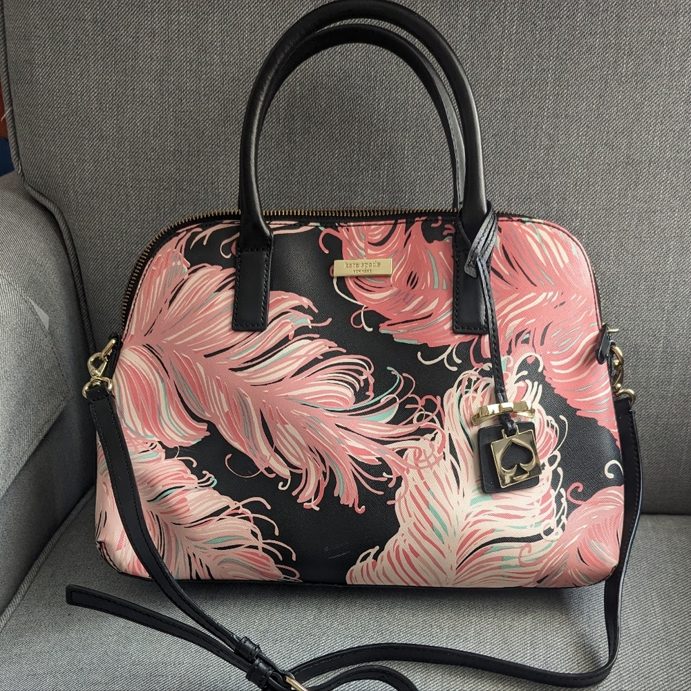 Kate Spade Crossbody Feather Bowler
